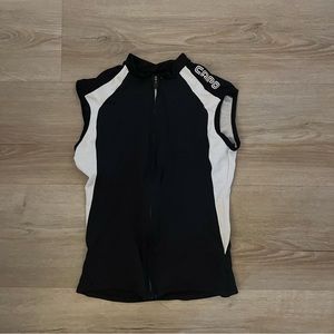 Black Capo Cycling Jersey Sz Small